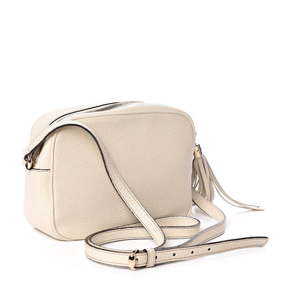Gucci Pebbled Calfskin Small Soho Disco Bag Off White 3 of 10
