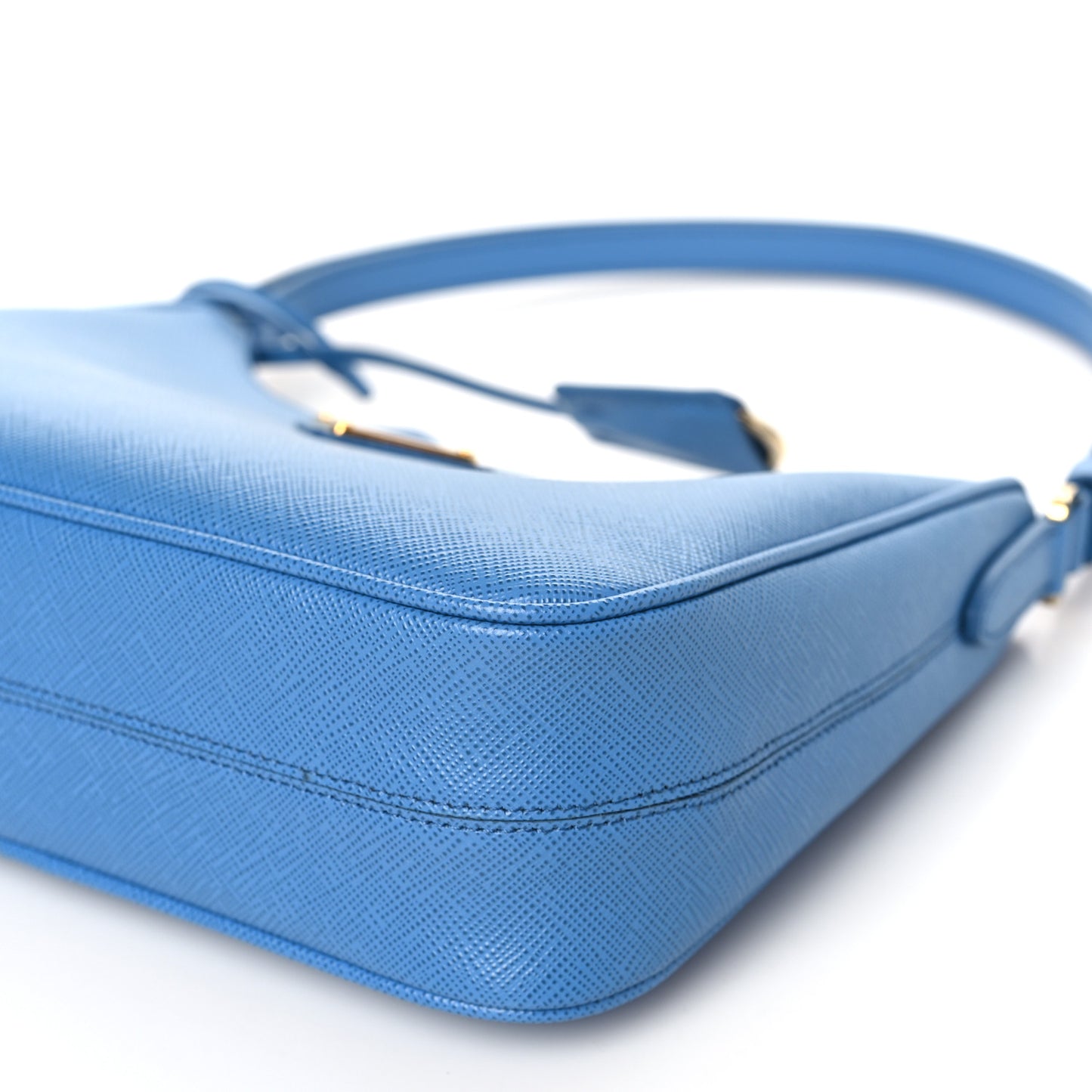 Saffiano Lux Mini Re-Edition Shoulder Bag Pervinca