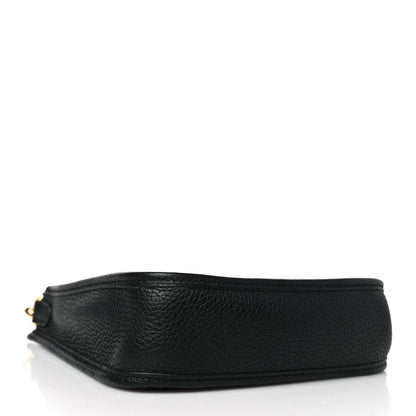 Hermes Taurillon Clemence Evelyne TPM Black 4 of 9