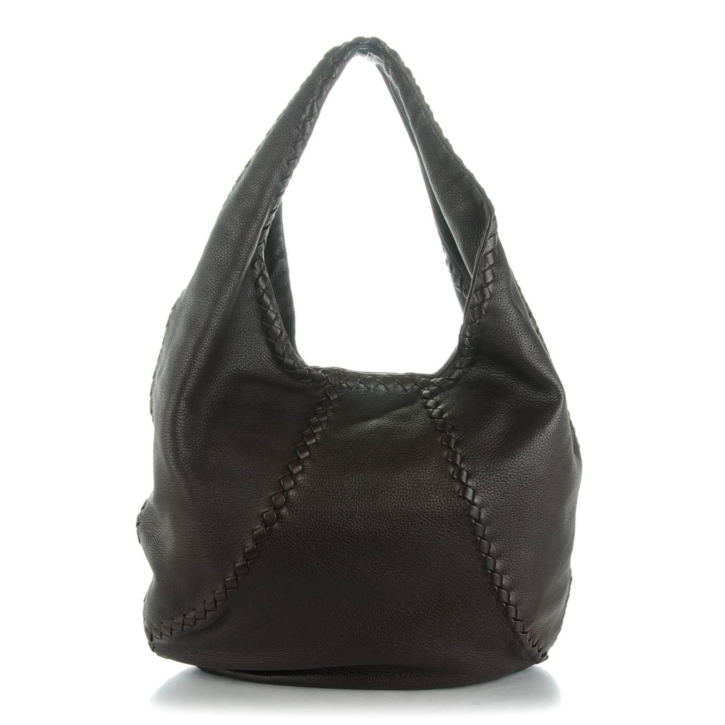 Cervo Deerskin Large Hobo Ebano