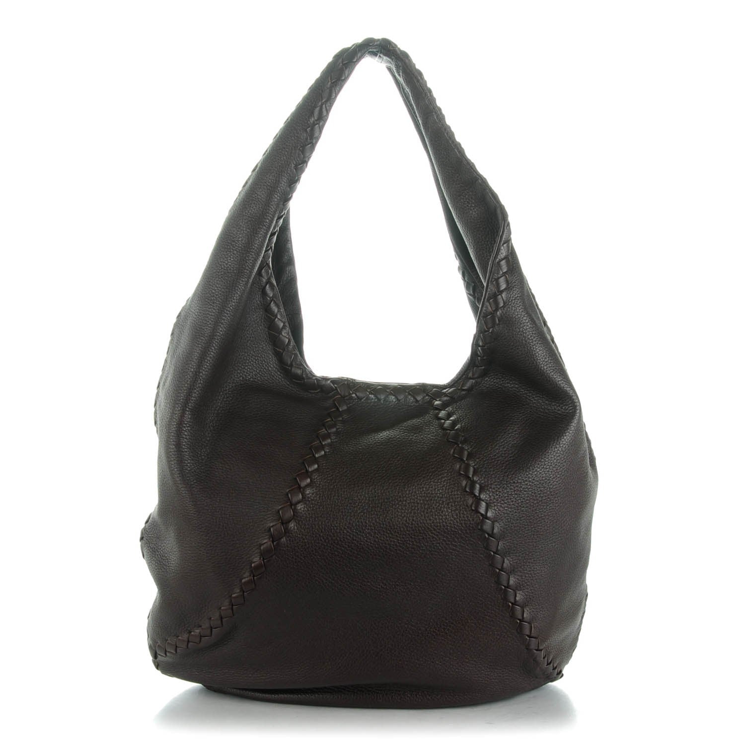 Bottega Veneta Cervo Deerskin Large Hobo Ebano 1 of 8