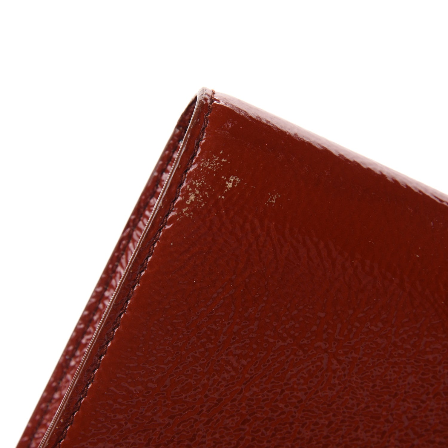 Saint Laurent Textured Patent Small Belle De Jour Clutch Red 7 of 7