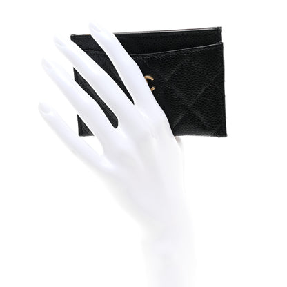 Chanel Caviar Quilted Card Holder Black 2 of 9