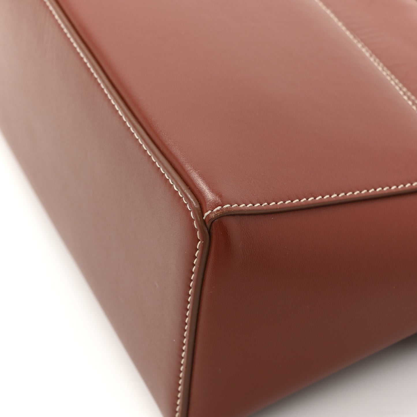 Saddle Calfskin Extra Bag L27 Deep Kummel