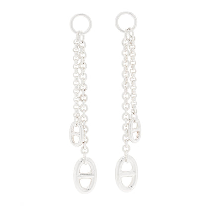 Hermes Sterling Silver PM Farandole Earrings 1 of 6