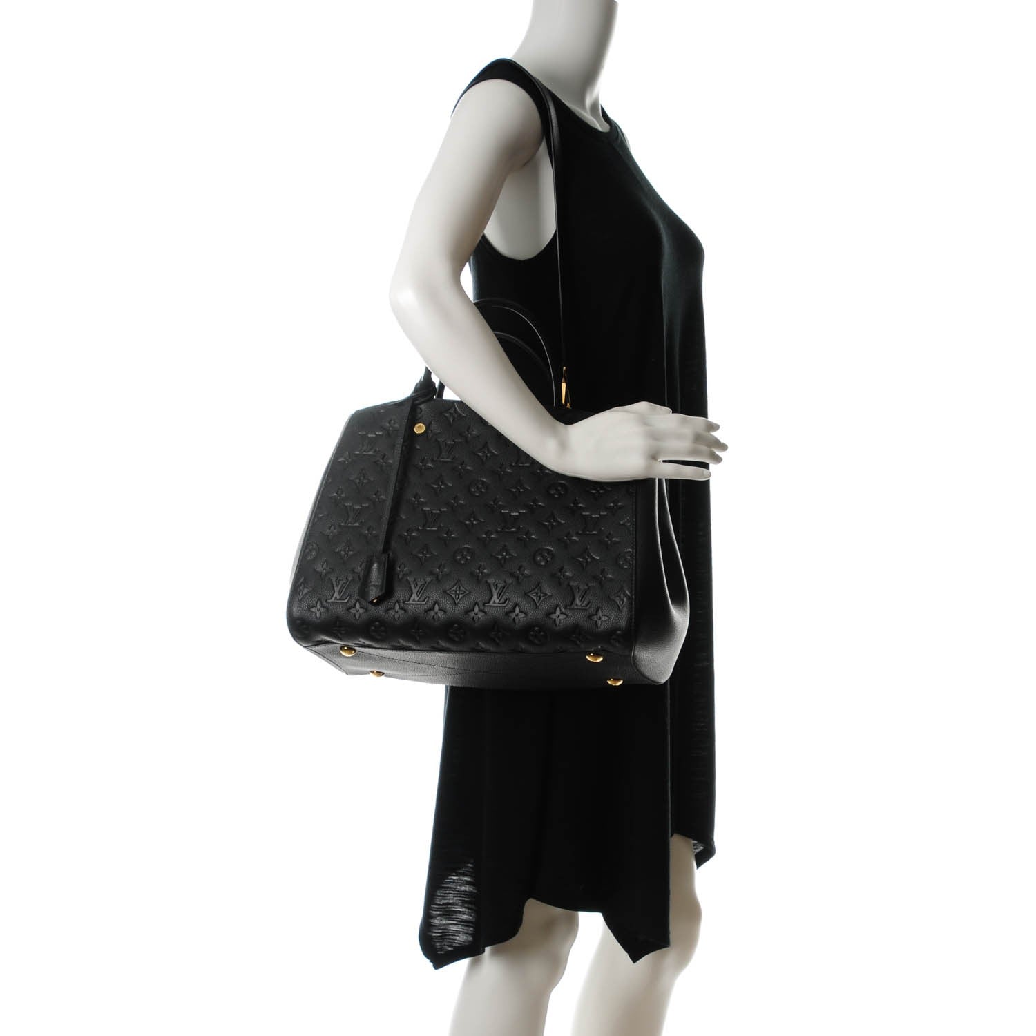 Louis Vuitton Empreinte Montaigne GM Black 2 of 8