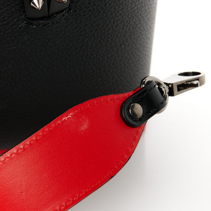 Christian Louboutin Calfskin Spikes Mini East West Cabata Tote Black 12 of 12