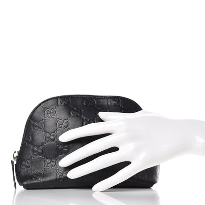 Gucci Guccissima Cosmetic Case Black 2 of 12