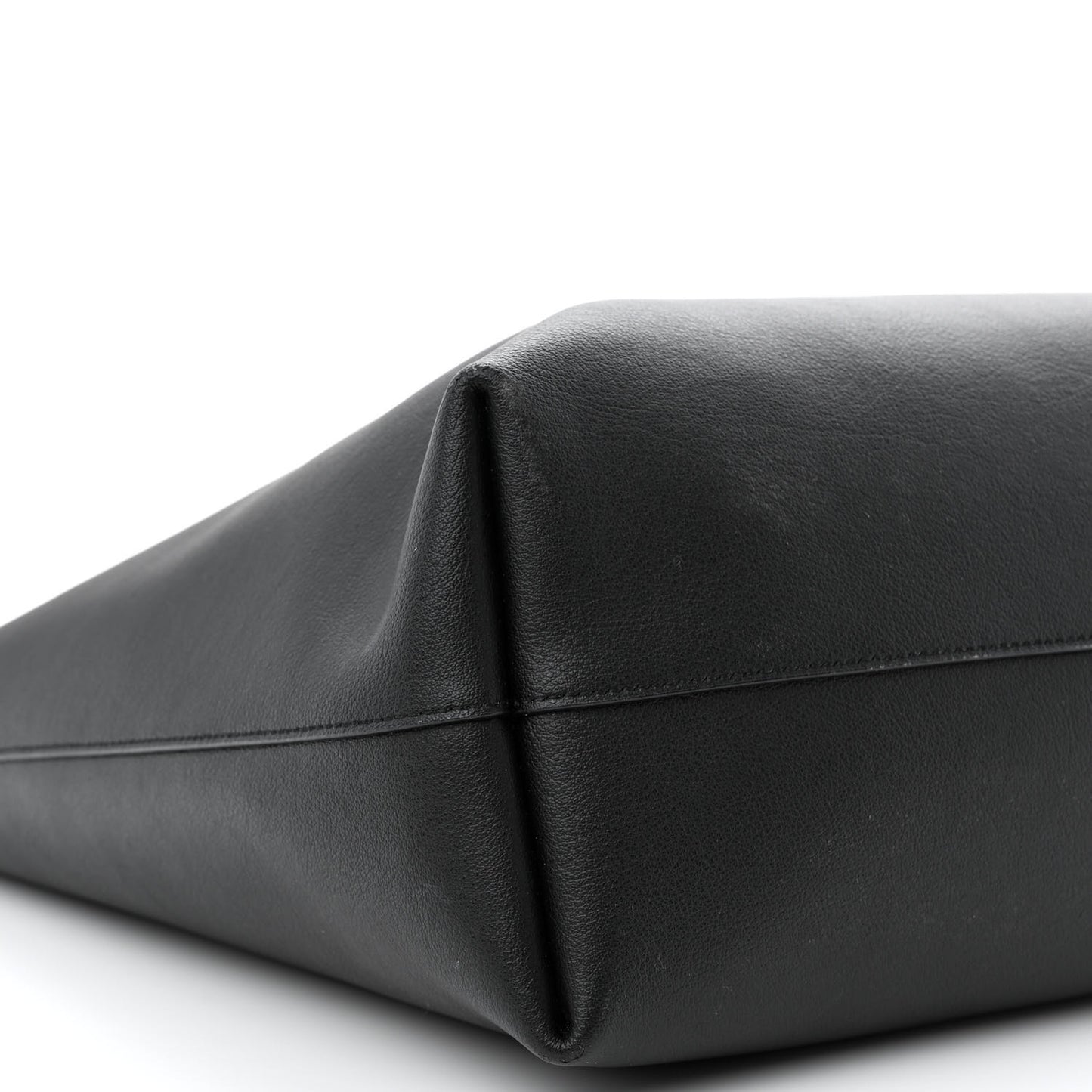 Calfskin Large Shopping Tote Black