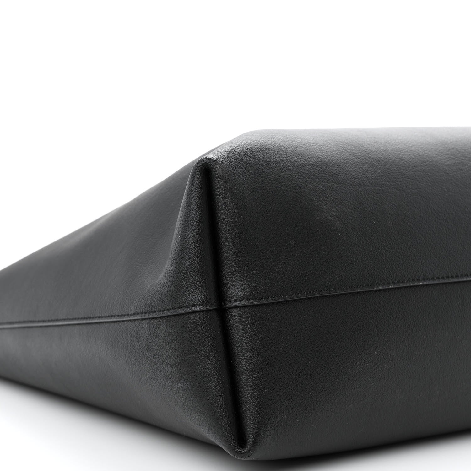Saint Laurent Calfskin Large Shopping Tote Black 11 of 12