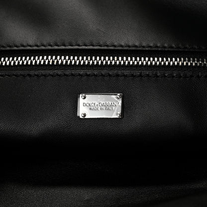 Dolce & Gabbana Calfskin Nappa Shopper Black 6 of 9