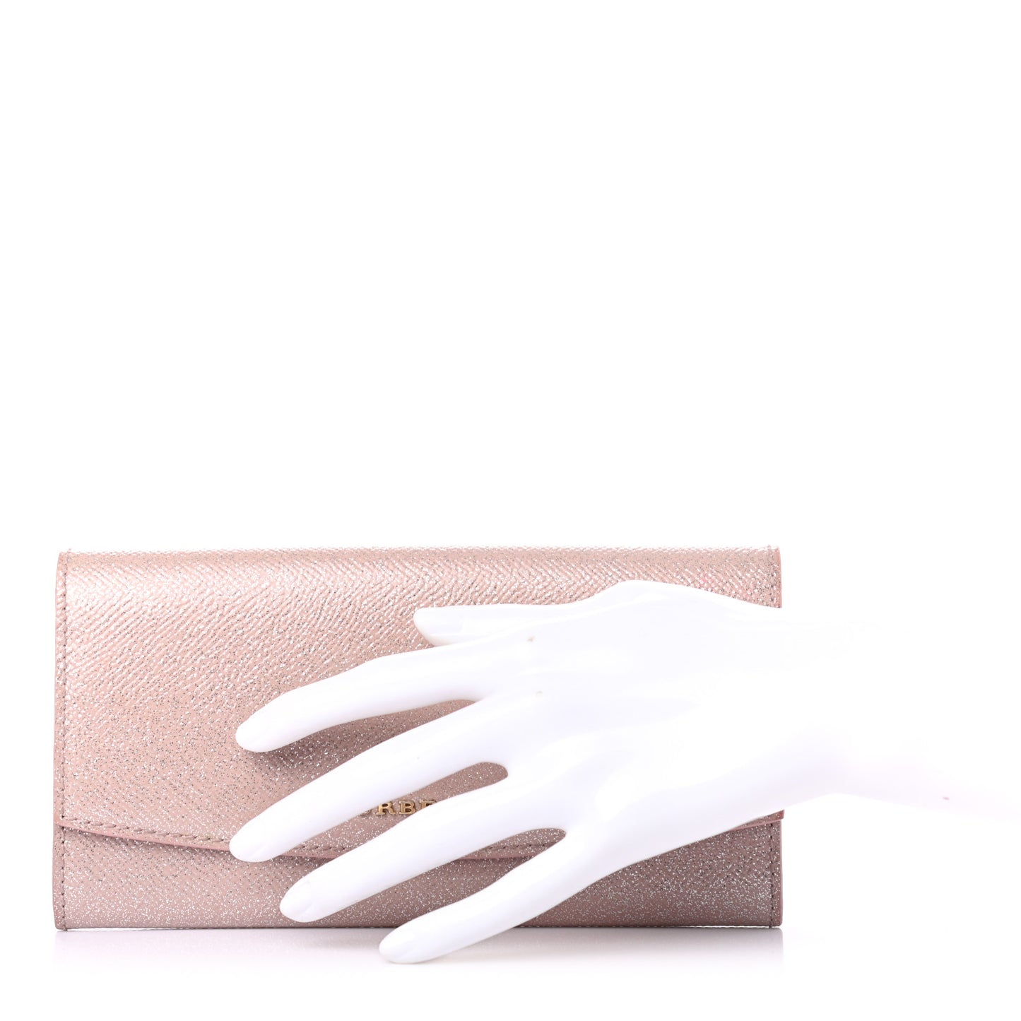 Patent Glitter Porter Continental Wallet Pale Orchid