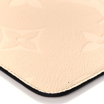 Louis Vuitton Empreinte Monogram Giant Neverfull MM Pochette Cream 7 of 8