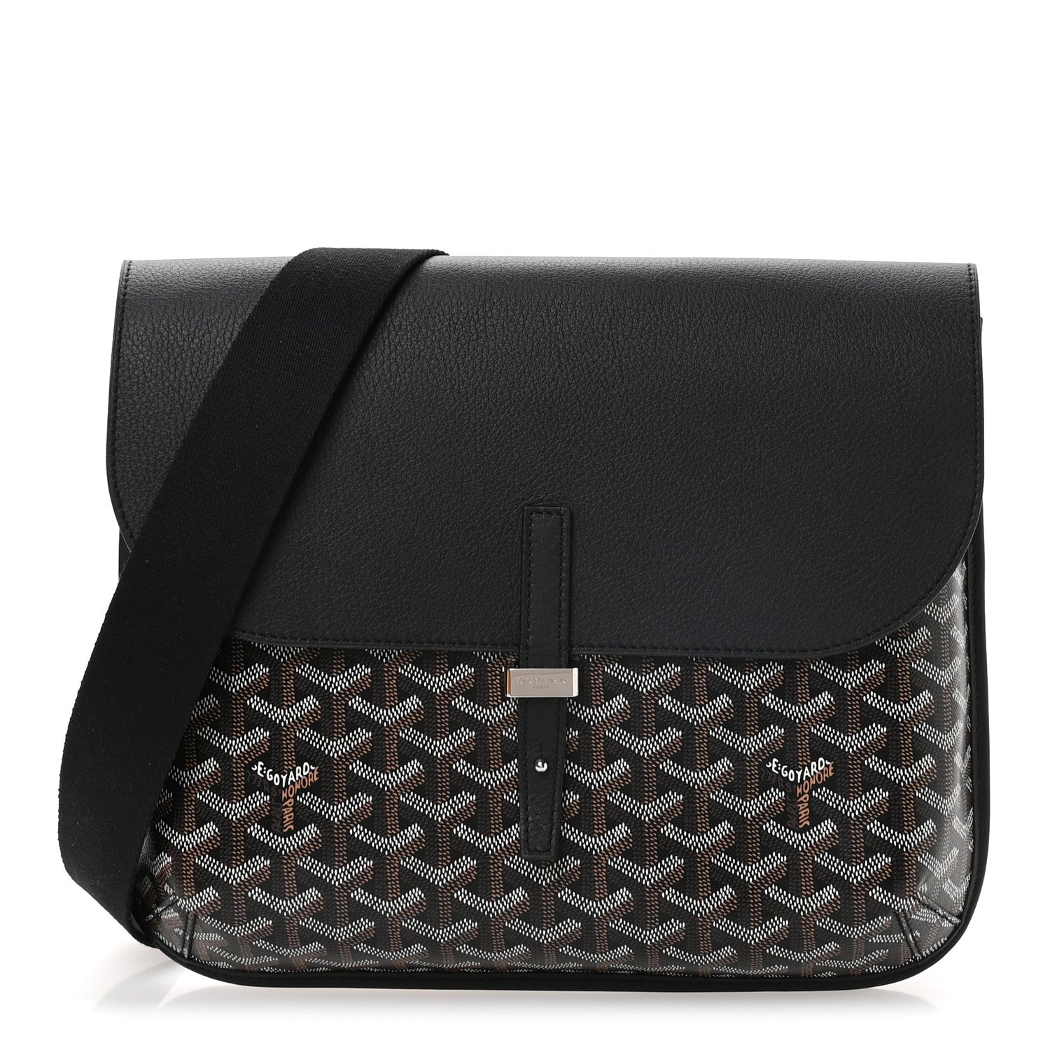 Goyard Goyardine Coursier Messenger Bag Black 1 of 11
