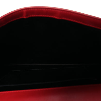 Saint Laurent Calfskin Monogram Large Belle De Jour Clutch Red 5 of 7