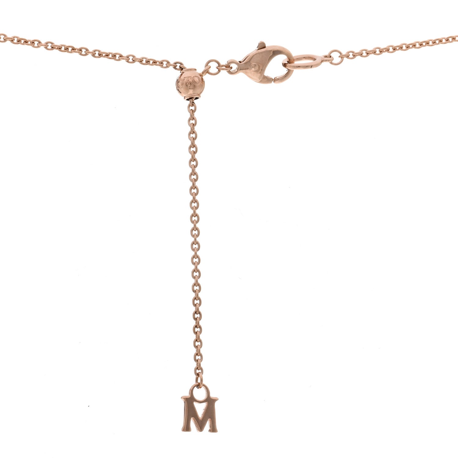 Mikimoto 18K Rose Gold Diamond Akoya Pearl Jeux de Rubans Pendant Necklace 4 of 4