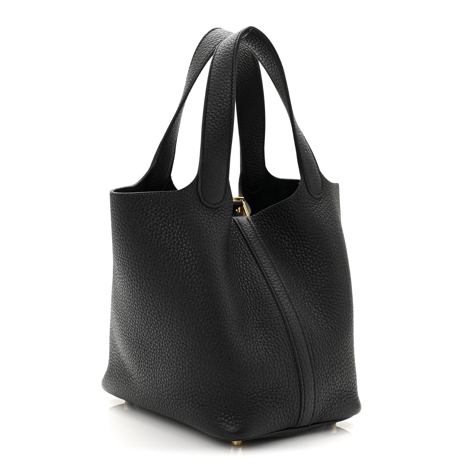 Hermes Taurillon Clemence Picotin Lock 18 PM Black 3 of 11