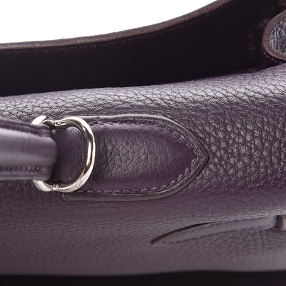 Hermes Togo Kelly Retourne 35 Raisin 35 of 51