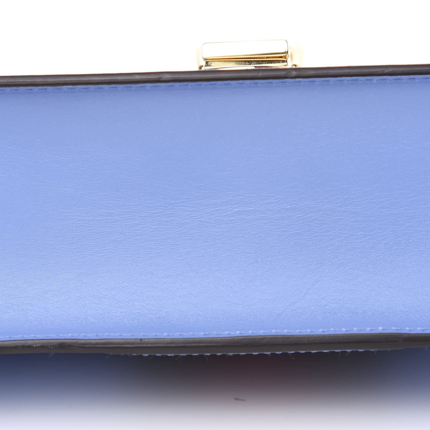 Gucci Calfskin Small Sylvie Shoulder Bag Clear Sky Blue 11 of 13