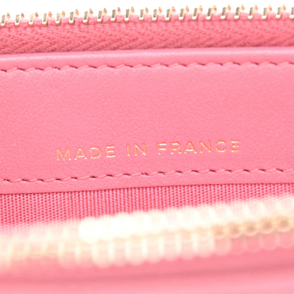 Chanel Caviar Chevron Small Boy Clutch With Chain Pink 7 of 11
