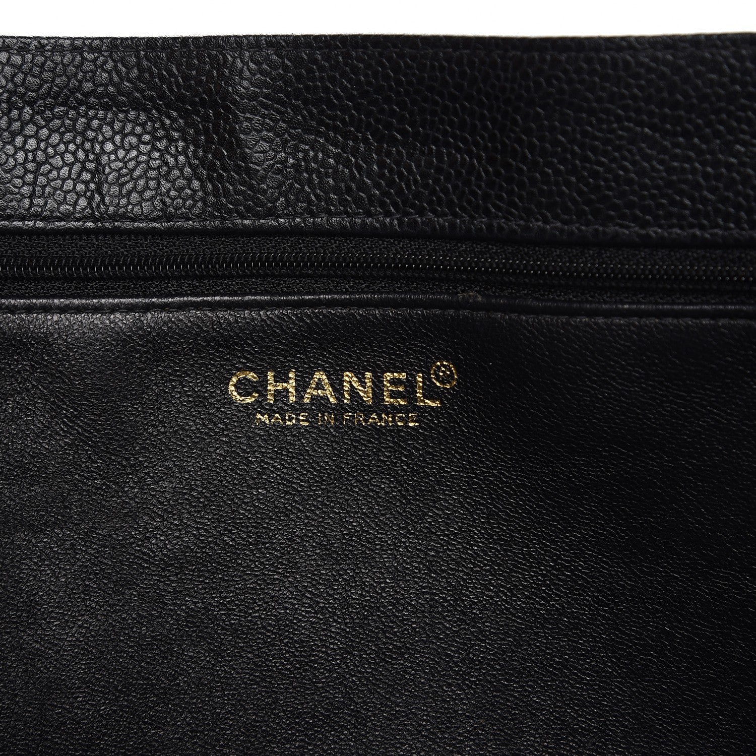 Chanel Caviar CC Tote Black 6 of 9
