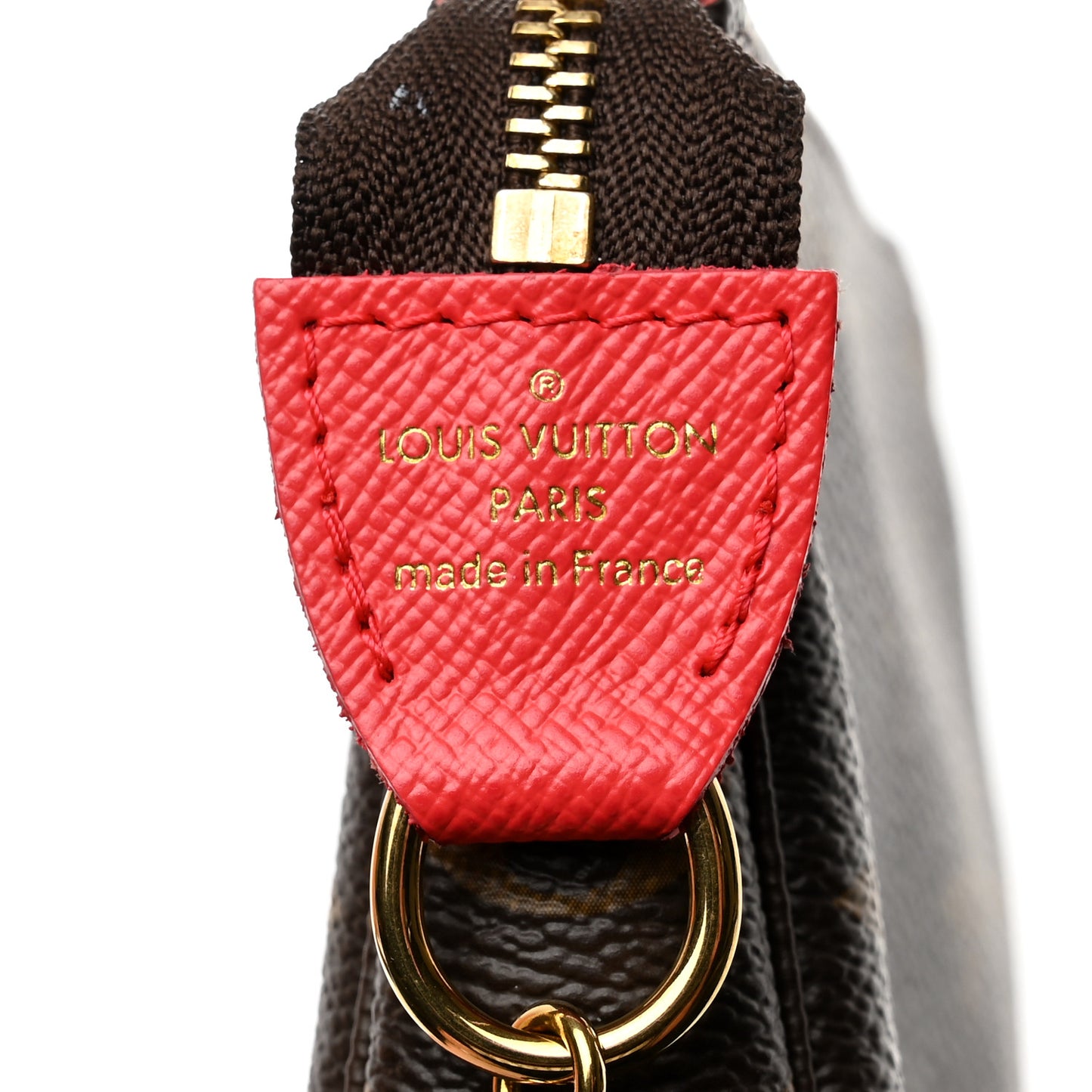Monogram 2021 Christmas Animation London Mini Pochette Accessories Red