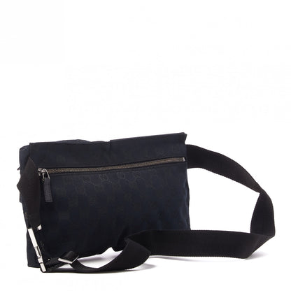 Gucci GG Monogram Double Pocket Belt Bag Black 2 of 7