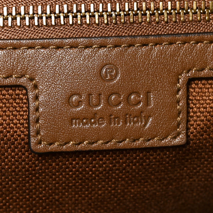 Gucci Suede Monogram Large Beatrix Tote Brown 6 of 10