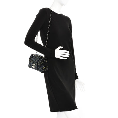 Chanel Tweed Small Fantasy Flap Black 2 of 7