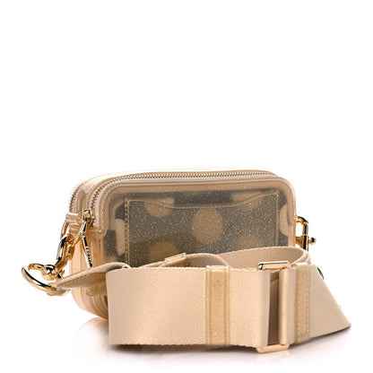 Marc Jacobs Jelly Glitter Small Snapshot Camera Bag Gold Silver 4 of 14