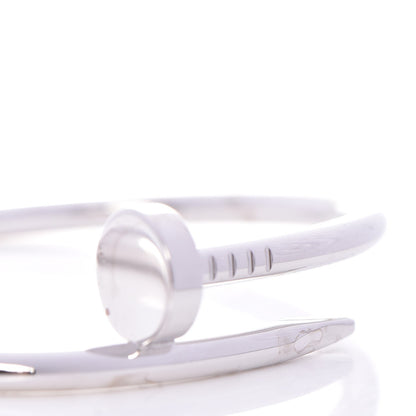 Cartier 18K White Gold Juste Un Clou Bracelet 16 6 of 11