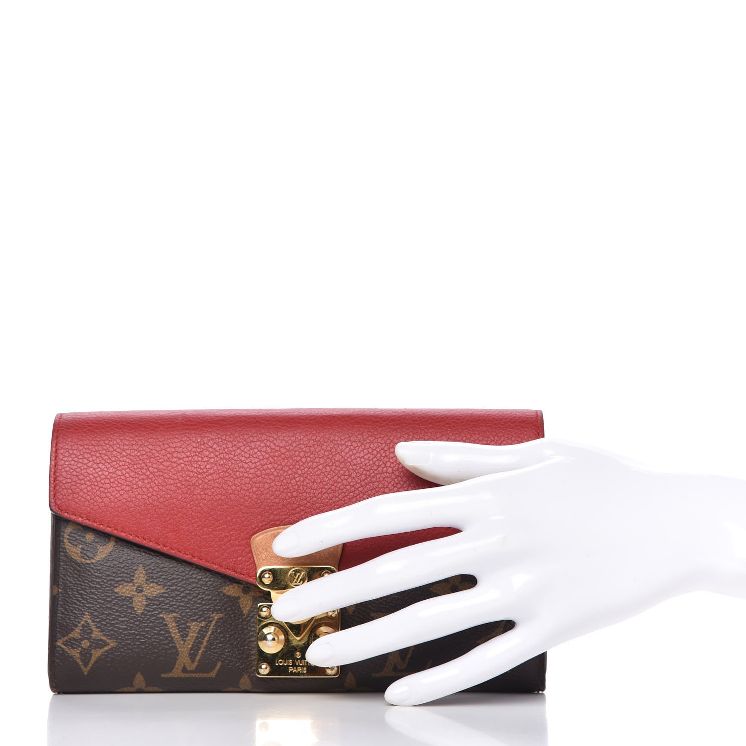 Louis Vuitton Monogram Pallas Wallet Cherry 2 of 9