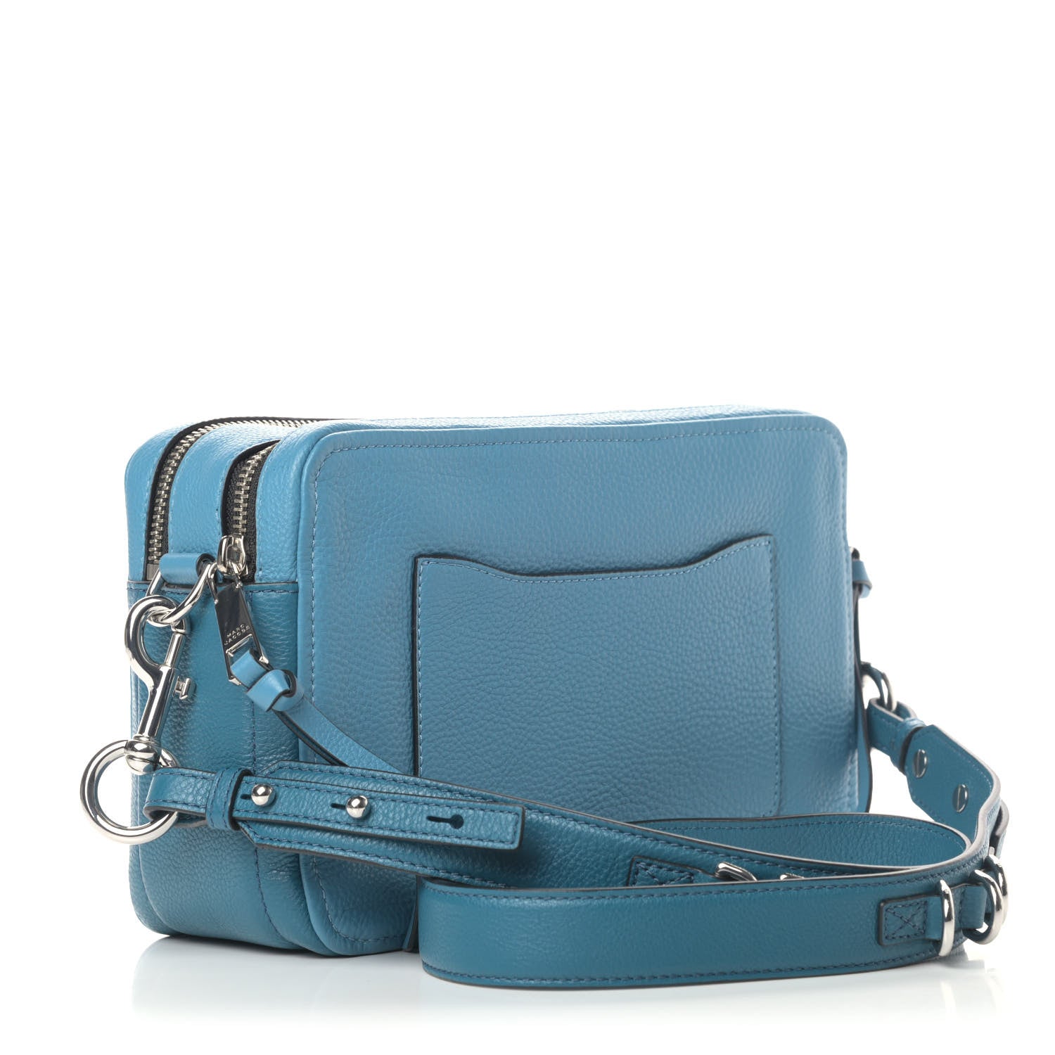 Marc Jacobs Supple Natural Grain Calfskin The Softshot 27 Bag Dusty Slate 2 of 6