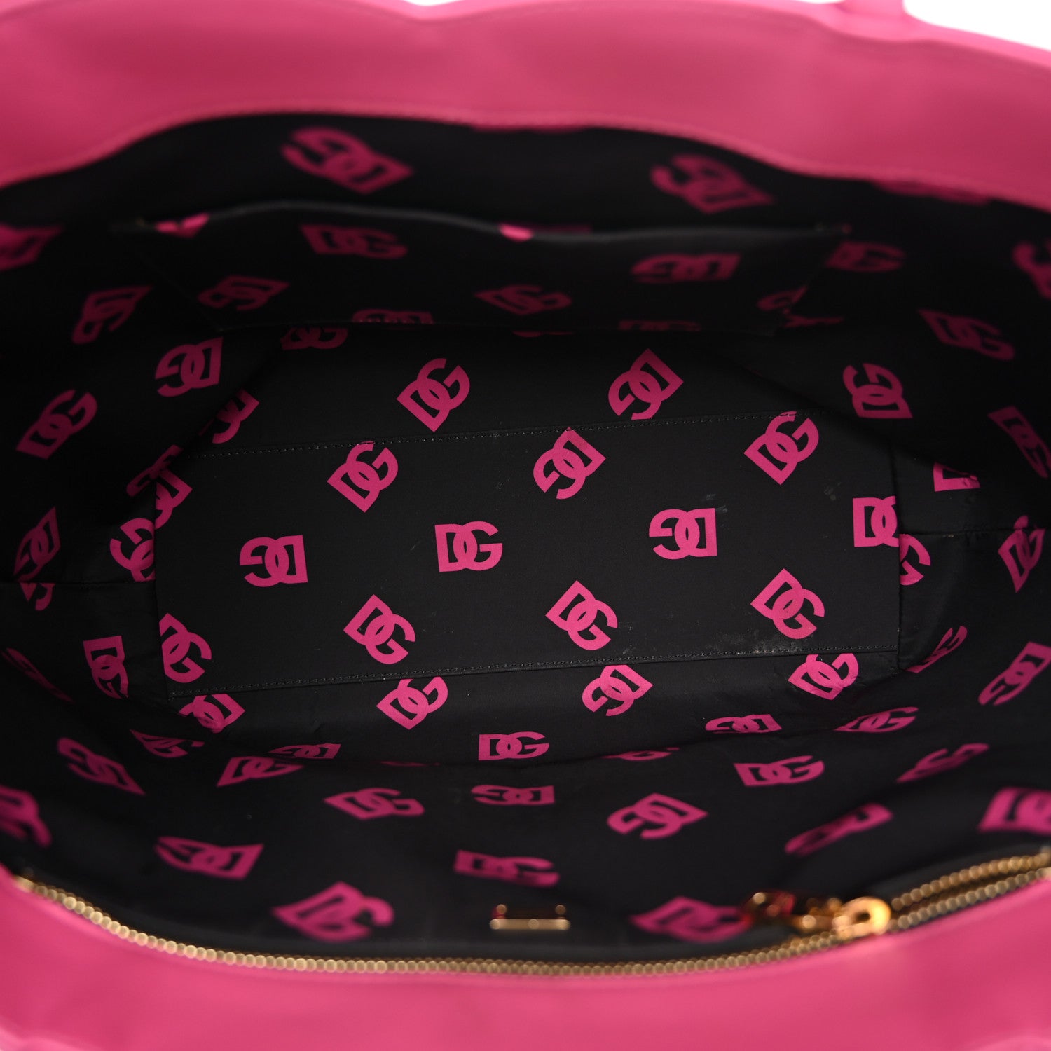 Dolce & Gabbana Calfskin DG Logo Shopper Tote Glicine 5 of 15