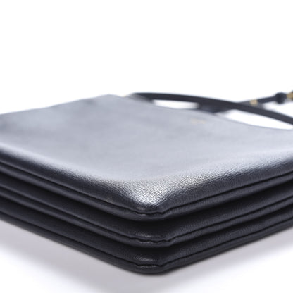 Celine Goatskin Large Trio Crossbody Bag Dark Blue 7 of 16
