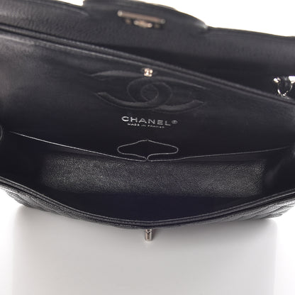 Chanel Caviar Quilted Medium Double Flap Black 7 of 14