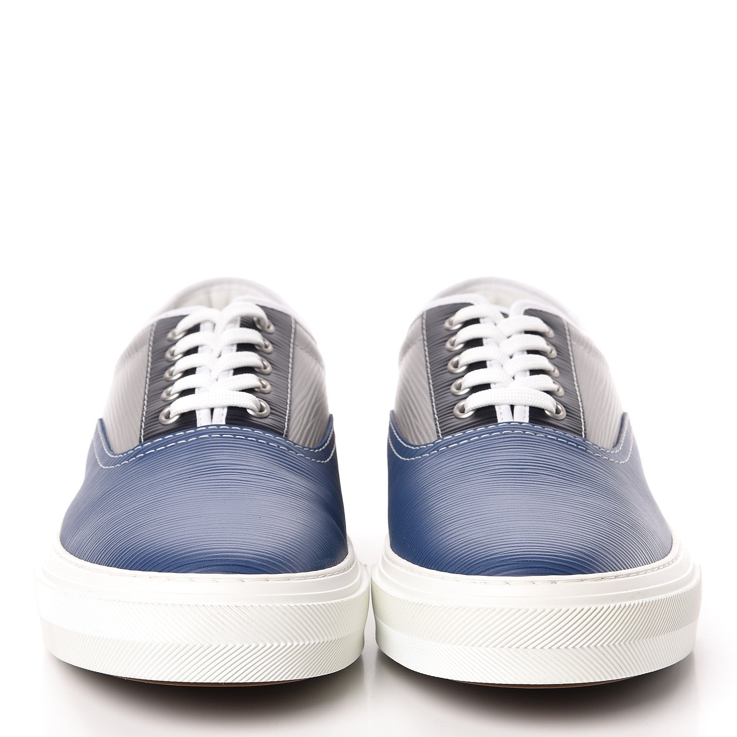 Louis Vuitton Epi Monogram Eclipse Trocadero Sneakers 11 Blue 2 of 9