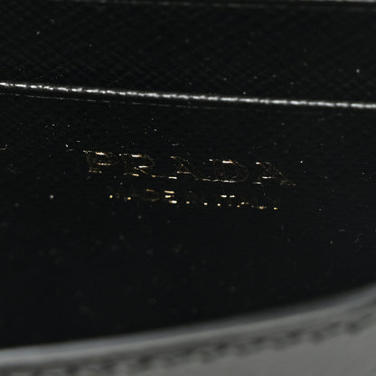 Prada Saffiano Card Holder With Chain Black 6 of 8