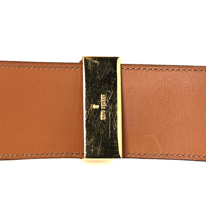 Hermes Pecari Collier De Chien CDC Belt 80 Orange 6 of 9