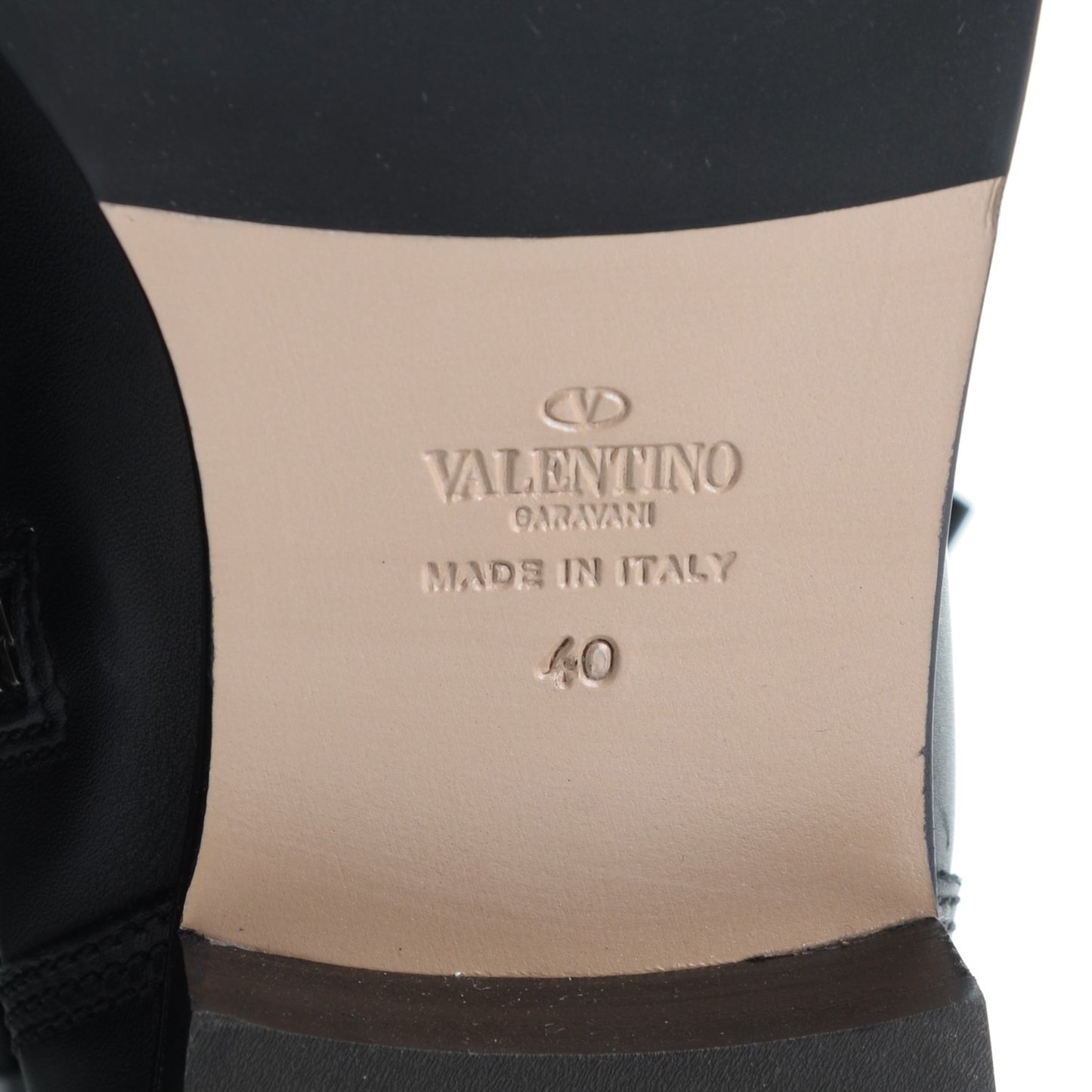 Soft Nappa Ascot Ribbon Lace-Up Riding Boots 40 Black