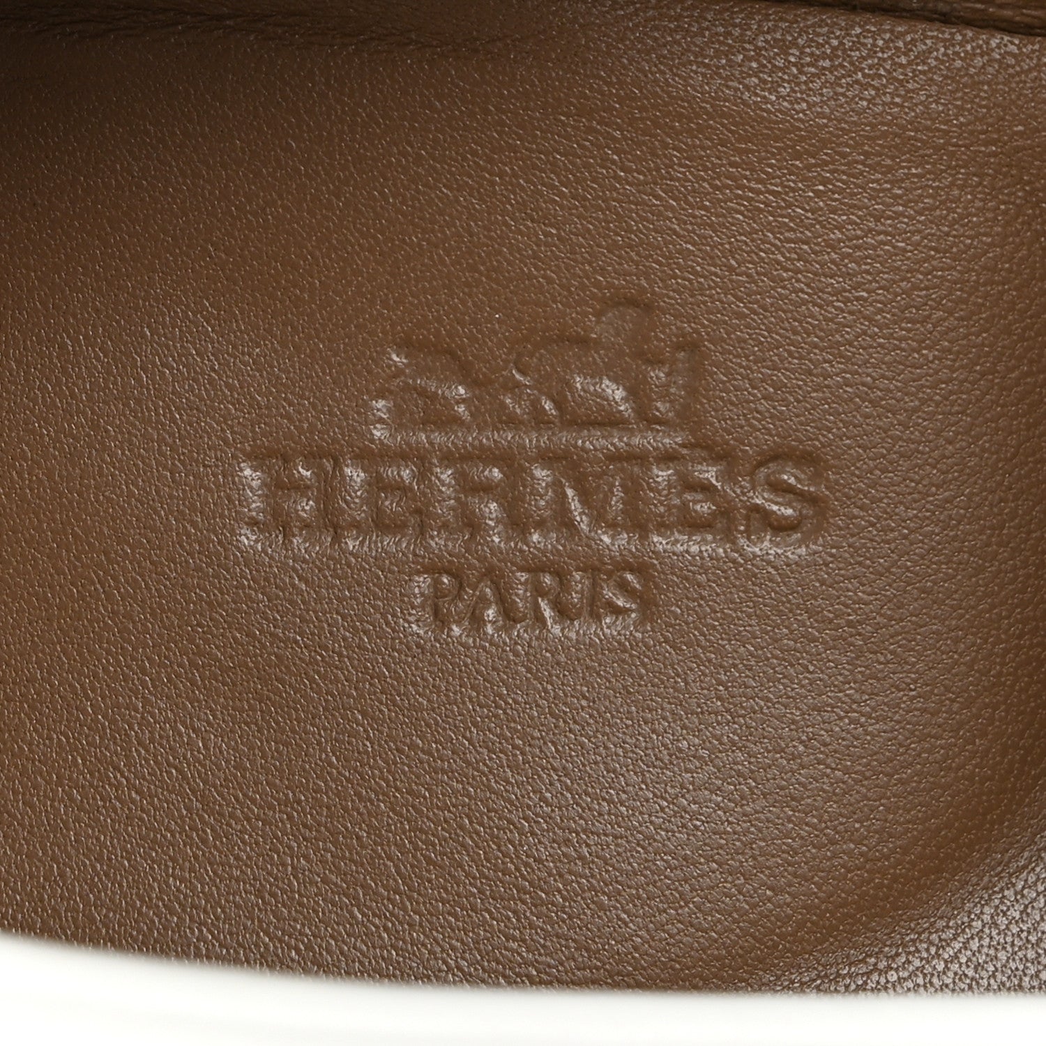 Hermes Goatskin Womens Paris Loafers 38 Beige Glaise 8 of 12