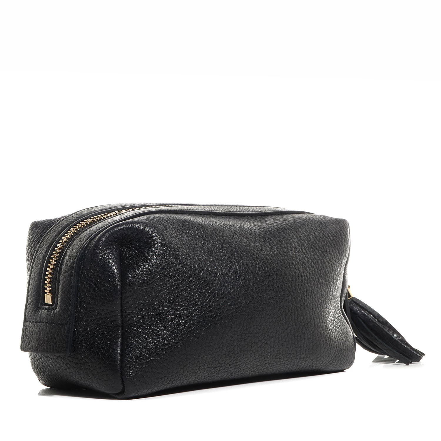 Gucci Pebbled Calfskin Medium Soho Cosmetic Case Black 3 of 8