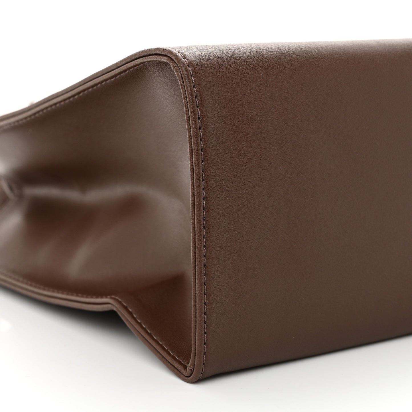 Vegan Leather Shmedium Shopping Bag Chocolate