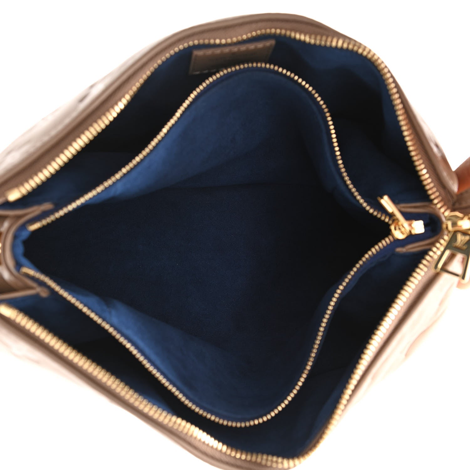 Louis Vuitton Lambskin Embossed Monogram Coussin PM Taupe 5 of 12