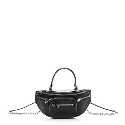 Alexander Wang Calfskin Mini Attica Top Handle Belt Bag Black 1 of 9