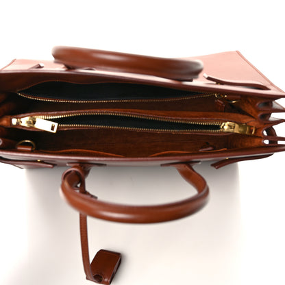 Saint Laurent Calfskin Small Sac De Jour Cognac 5 of 11