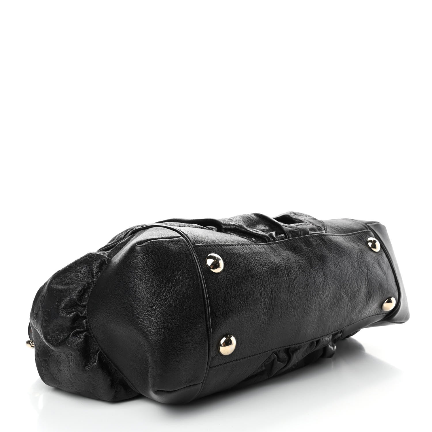Gucci Guccissima Full Moon Tote Black 3 of 4
