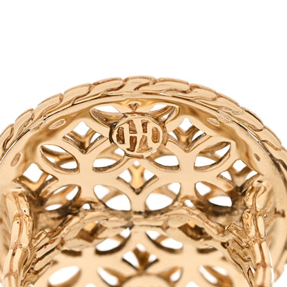 John Hardy 18K Yellow Gold Kawung Cocktail Ring 52 6 5 of 5