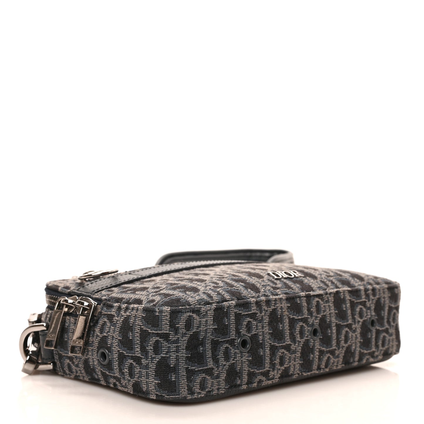 HOMME Oblique Jacquard Safari Messenger Navy Blue