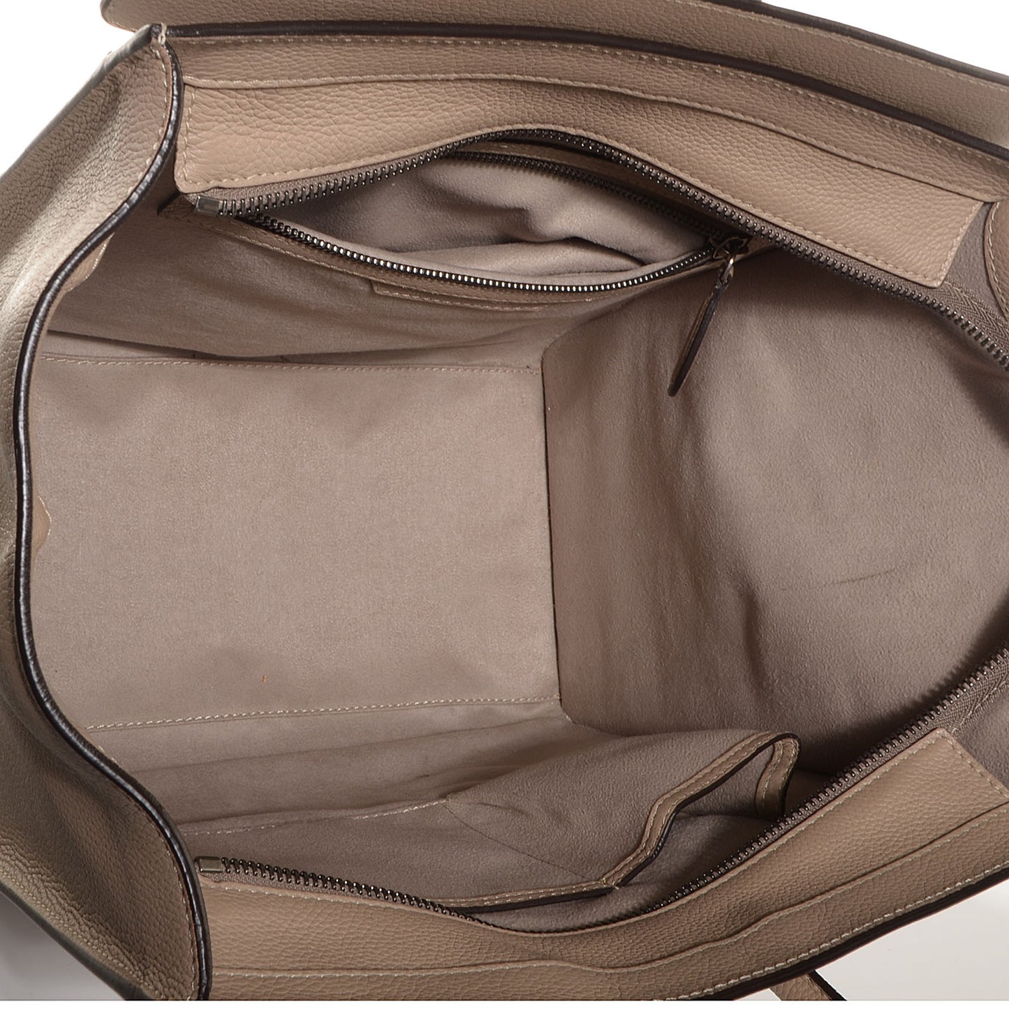 Drummed Calfskin Mini Luggage Dune